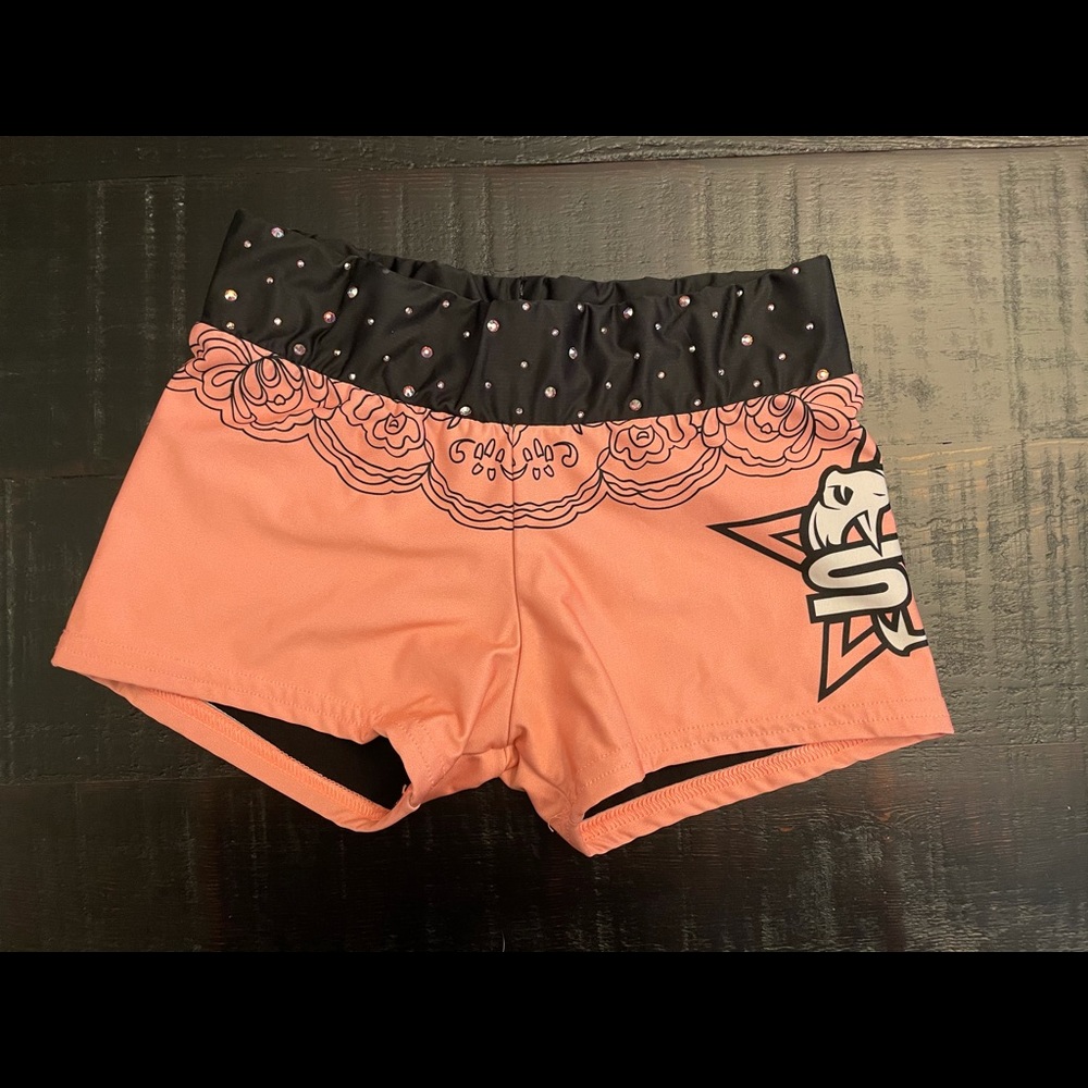 Stars Vipers Rhinestone Spandex Short